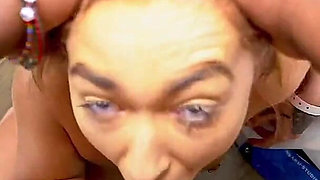 Callie Black Takes a Huge Facial From Her Sisters Boyfriend