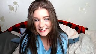 Katya Letova Moans Loud While Sucking Dildo - Wet Teen Solo Play