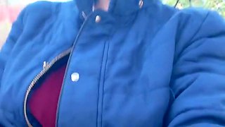 Drain Water On The Apple Garden