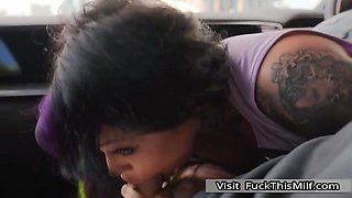 Karen Fisher's Sultry Passion Ignites with Car Heat