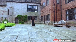 Halloween Threesome Passion with Ella Hughes