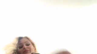 Blonde amateur milf does anal on pov camera 11