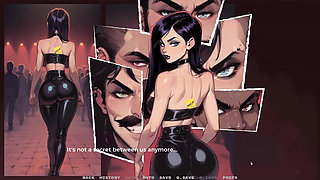 My New Girlfriend Taboo Hentai Game Ep. 41 BDSM Spanking with My Goth GF!