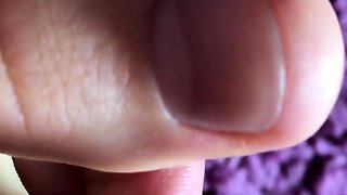 Amateur Foot Fetish Girlfriend Sucks and gives a Footjob
