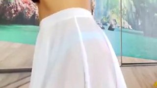Braids whiteskirt miniskirt fitbody