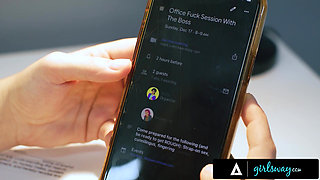 GIRLSWAY - Femdom Boss Casey Calvert Strap-On Dominates Assistant Anna Claire Clouds In Her Office