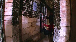Blonde mistress dominate her slave