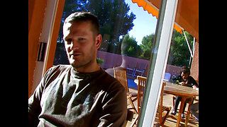 Lucky Guy Bangs Two Young Sluts Pool Side