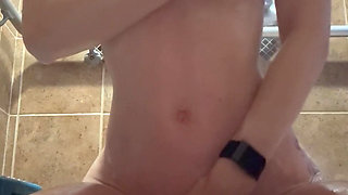 Lila Hotwife’s Shower Tease: I Soap My Big Fake Tits, Play with My Bald Pussy & Show off My Feet!