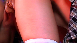 Schoolgirl 18+ Mirror Doggy Riding 4K