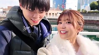 Hot amateur asian couple goes hardcore