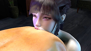 3D Big Boobs Skinny Babe Naked Her Perfect Boobs Got Fucked so Hard