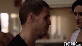 Bisexual Stepmommy Couple Pound A Young Twink With All In, Draven Navarro And Penney Play