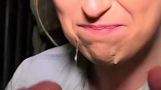 Cum Slut MILF Princess Paris Is Night Time Dogging Getting Sucking Cocks and Getting Her Tits Covered in Cum