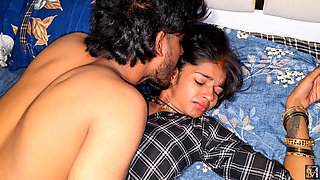 Asian Indian Desi New Couple Sanjana Majid Hardcore Making Love and Best Fucking Video by Big Cock