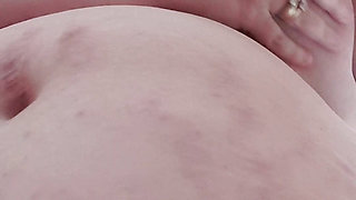spreading my pussy lips from underneath