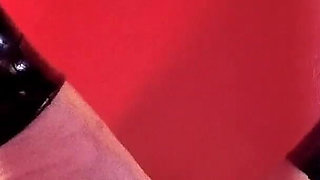 Eva Latex Leggins Footjob Fetish Big Ass Mistress Femdom Rubber BDSM