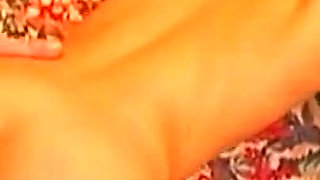 Amateur brunette fucked on the bed by long dick