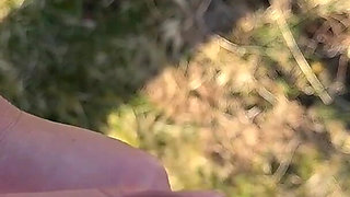 Caught Stroking in Public... She Helped Me Finish