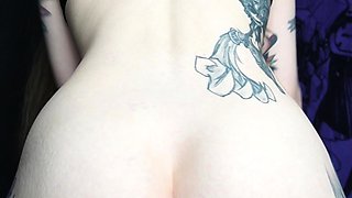 Pink pussy and ass kinky solo toy fun