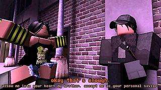 Roblox Demon Girl Dominates Monster Hunter with Rough Cowgirl Sex - Animated POV Blowjob & Deepthroat