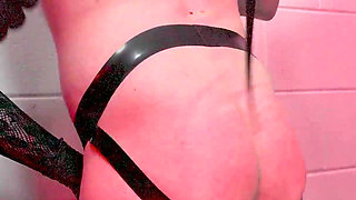 Bitch Boy Sub Gets Balls Busted and Sounded