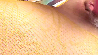 Suzy Wylde Rips Her Fishnets to Play