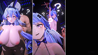 4. [mmd] Robin Rainbow_a: Hardcore Dance, Orgasm, Internal Cumshot, Squirting, Orgasm, Humiliation, Rough Sex