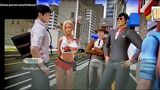 Curvy big tit cartoon hentai visual novel experience