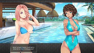 Huniepop 2 - Double Date - Part 3 Sexy Girl with Bikini New by Loveskysan