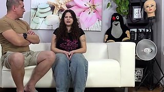 Rose Noir - Gypsy Curly Babe Fucks In Casting