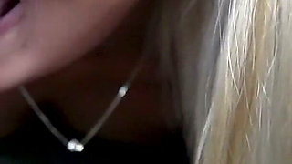 Sexy 20 Year Old Blonde Cheats on Her Boyfriend in Parking Lot -lacy Tate