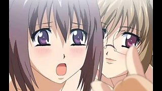 Hot threesome in seduction lessons hentai porn