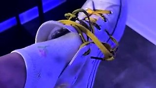 Amateur blondie solo anal masturbation