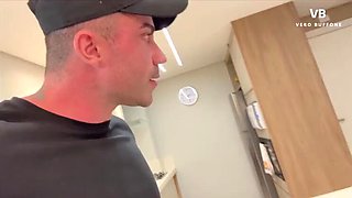 Step Mom Catches Son's Friend Sniffing Her Panties - Big Booty Latina Teaches Him A Lesson