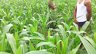 Bhabhi Ko Devar Ka Kala Mota Lund Aaya Lisand, Corn Field Me Bhabhi Ki Chudai Outdoor Hindi Audio