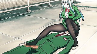 Hottie's titty fuck clip by Hentai Universe
