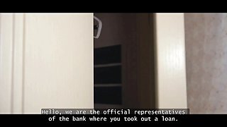 Debt4k. fantastic russian slut didn’t pay her debt and had to display her Tight Pussy and rectum to solve it