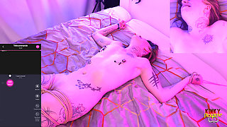 Lysred Tries Not to Cum with Nipple Clamps - 4K