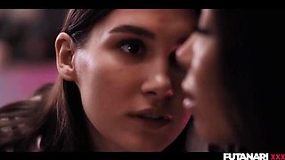Lia Lin Loses Virginity to Famous Model Ellie Luna and Her Huge Cock