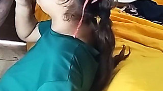 College Girl Wanna Lick His Cock All Night in the Hotel
