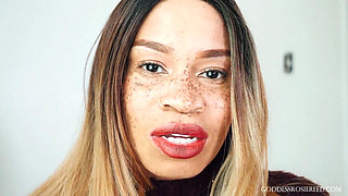 Learn From Rosie 7- Ebony Femdom Goddess Rosie Reed Mental Domination Slave Training Programming