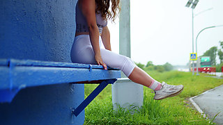 69- I so Want You to Stop and Touch My Butt as You Drive by! *4k 60fps