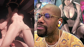 Tight Bald Pussy Shadowheart Getting Pussy Fucked so Hard She Squirts All Over the Place