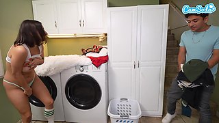 Hailey Rose's Busty Latina Orgasm in Hardcore Heat