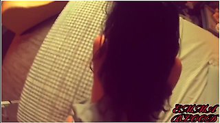 Slutty schoolgirl rides a stranger in a sleazy hotel room
