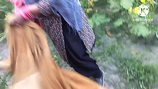 Part - 2. Outdoor Dewar Bhabhi Sex in Doggy Style