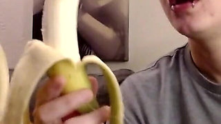 Lesbian Eating Bananas