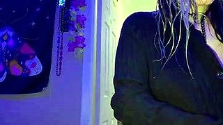 Naughty blonde teen girl loves to use her toy