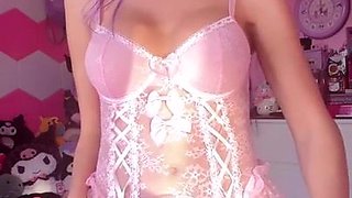 Sissy Spanks Her Tiny Pouch While In Innocence